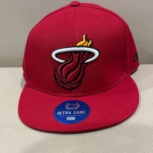 Miami Heat Red NBA Fitted Cap